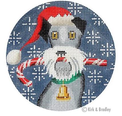 Schnauzer Xmas Circle