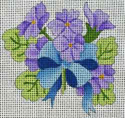 Violets w/Ribbon