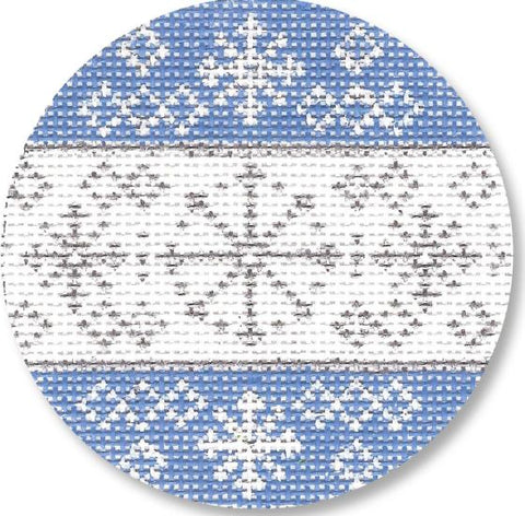 Blue White Silver Ball