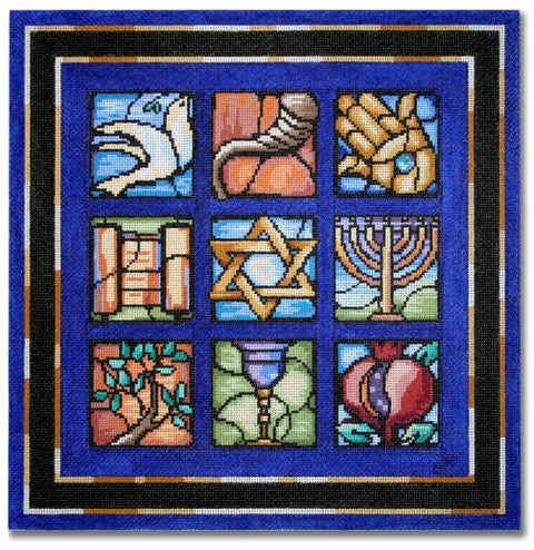Judaic Stained Glass