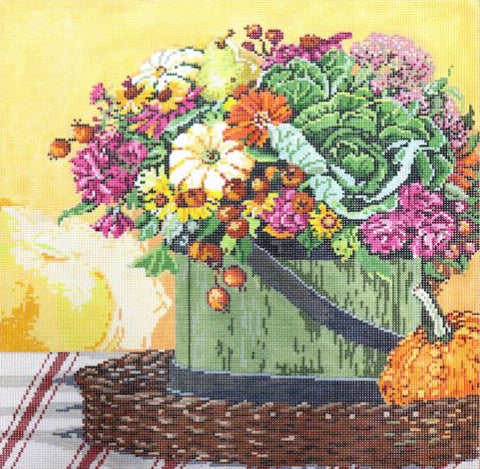 Floral with Gourd