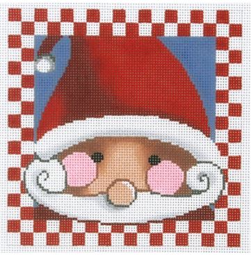 Santa with Rosy Cheeks - Checkers