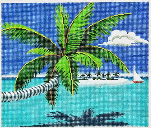 Palm Tree and Boat