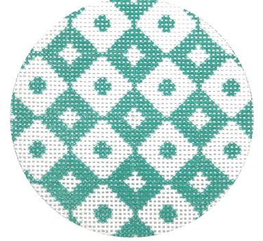 Teal Checkers 