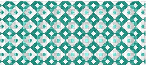 Teal Checkers 