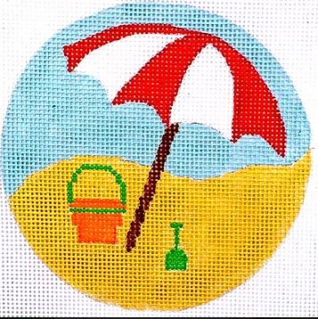 Red Umbrella Coaster/Ornament