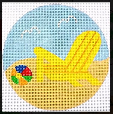 Yellow Chair Coaster/Ornament