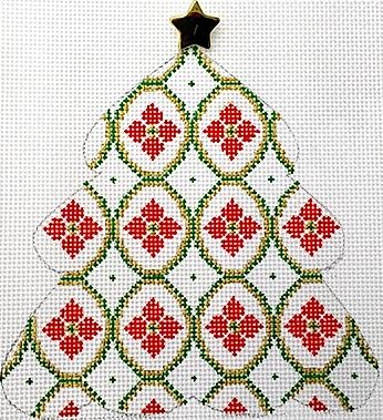 Poinsettias Christmas Tree
