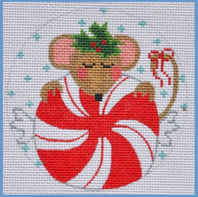 Peppermint Mouse Ornament