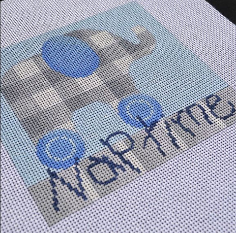 Naptime Elephant Sign - Blue