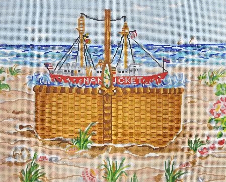 Nantucket Sailing Basket