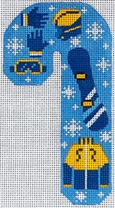 Snowboarding Candy Cane 