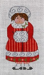 Victorian Christmas Girl