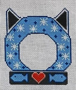 Cat Frame - Snowflakes