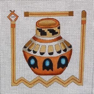 Copper Pot w/Southwest Border