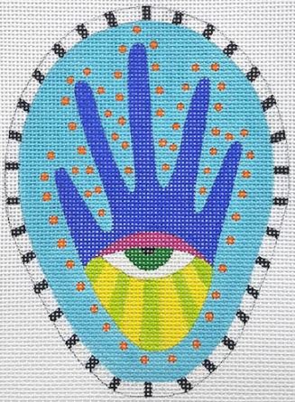 Blue Dot Hand