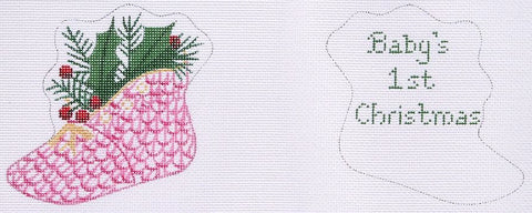 Babys 1st Christmas - Pink