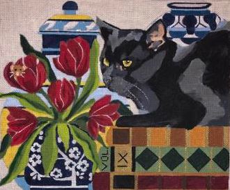 Cat and Mouse w/Ginger Jars