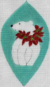 Poinsettia Polar Bear