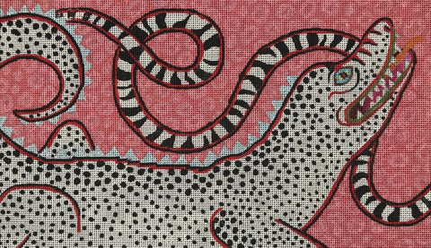 Folkart Gator/Snake