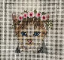 Kitten w/Floral Crown