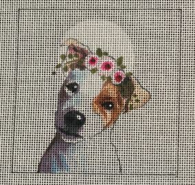Jack Russell w/Floral Crown