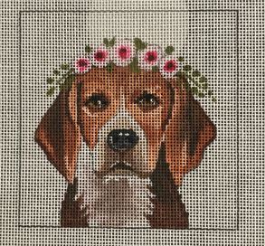 Harrier Hound w/Floral Crown