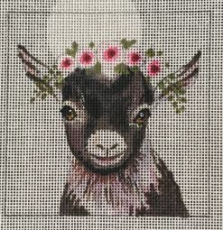 Goat w/Floral Crown