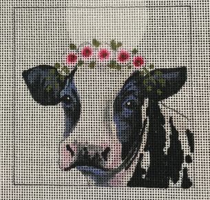 Dairy Cow w/Floral Crown