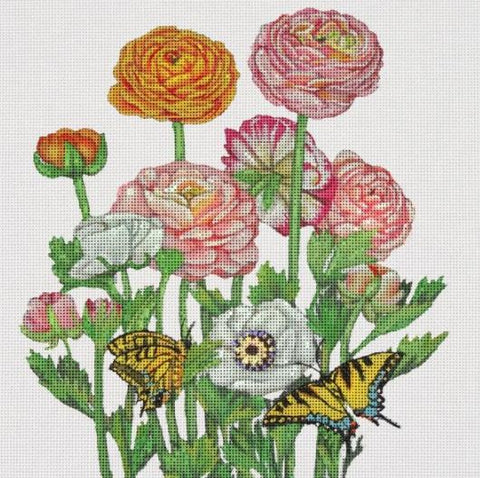Flowers and Butterflies