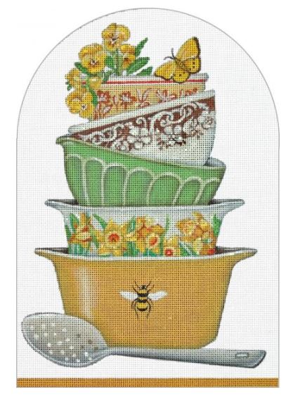 Flower Serving Bowls