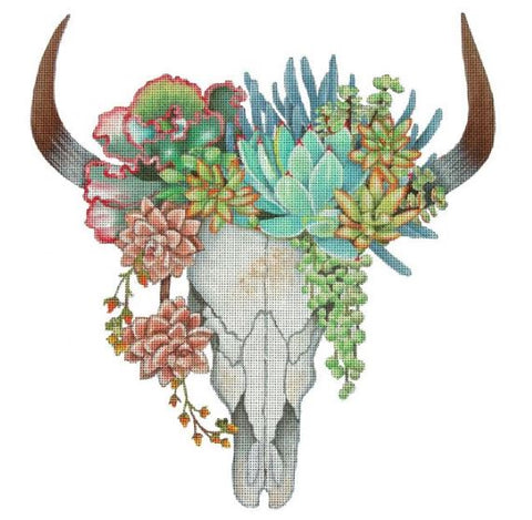 Succulent Skull