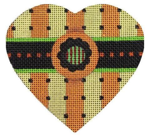 Halloween Hearts - Black Flower