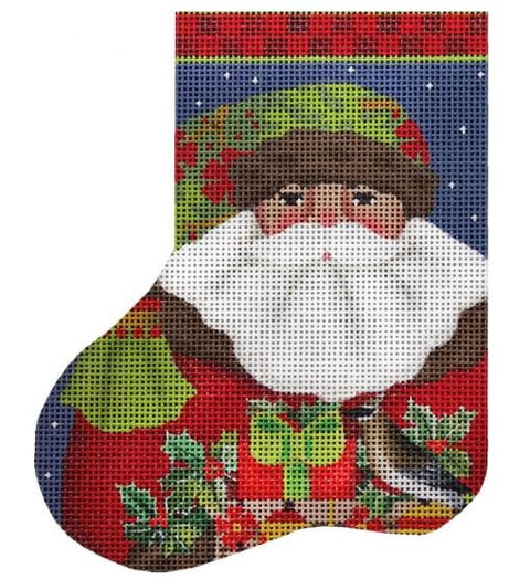 Forest Santa Mini Sock