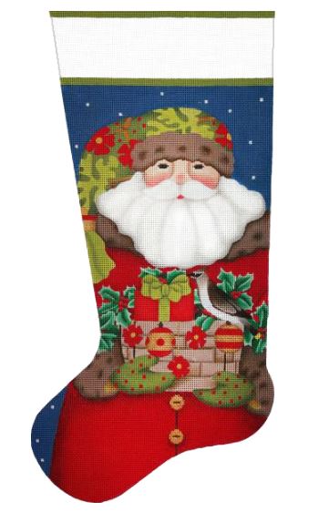 Forest Santa w/Bird Stocking