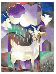 Cabra en la lluiva- Oaxaca (Goat)