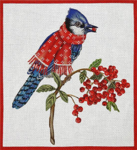 Winter Blue Jay