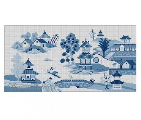 Painted Porcelain - Blue