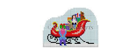 Santa Village - Elves Filling Sleigh