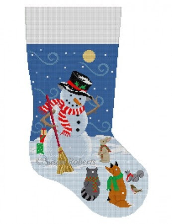 Windy Snow Gifts Snowman Stocking