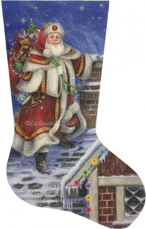 Up On The Roof Top Stocking