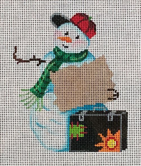 Hitch Hiking Snowman