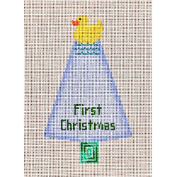 Rubber Ducky First Christmas - Blue