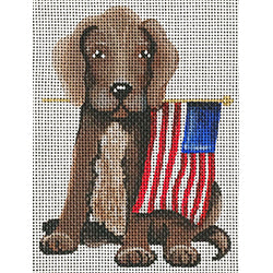 Doggie w/American Flag
