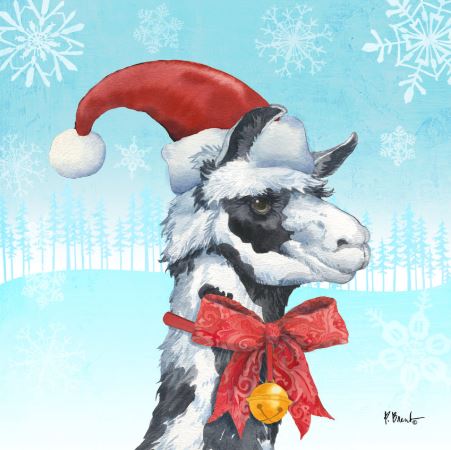 Fa La La Llama III - Santa Hat