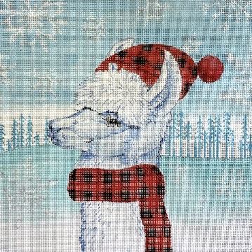 Fa La La Llama IV - Plaid Hat