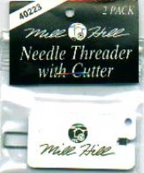 Needle Threader with Cutter