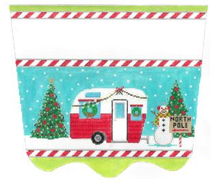 Christmas Camper Stocking Cuff