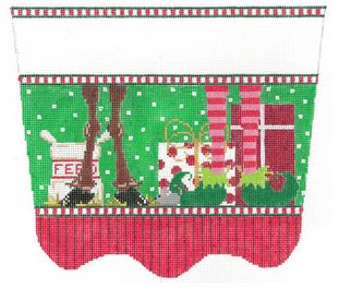 Elf and Reindeer Feet Stocking Cuff