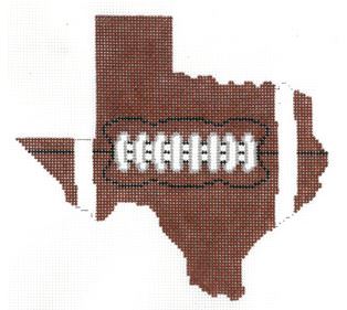 Football State Shaped - Texas